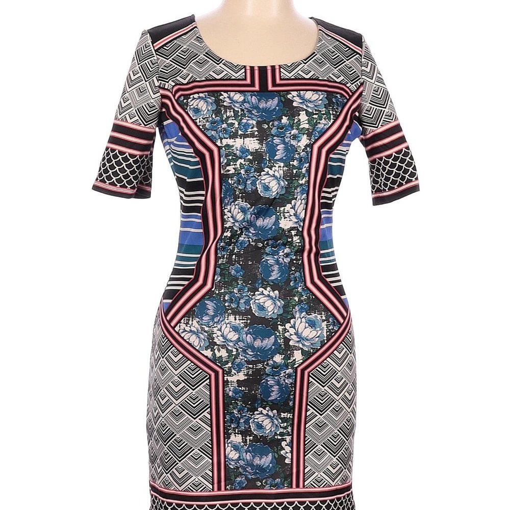 Jealous Tomato, “Rockabilly Wiggle” Bodycon Dress, Size L